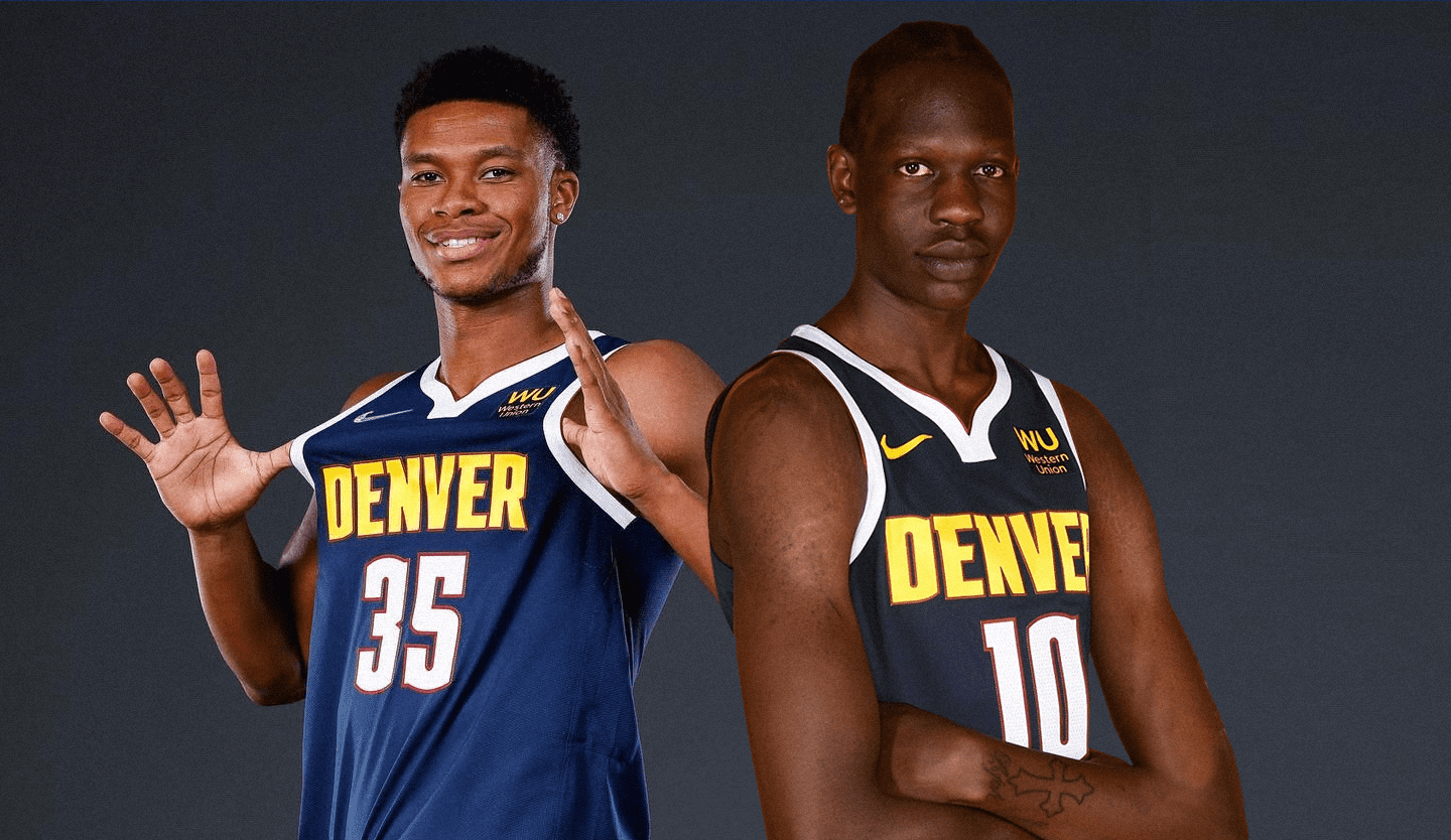 PJ Dozier e Bol Bol - Boston Celtics